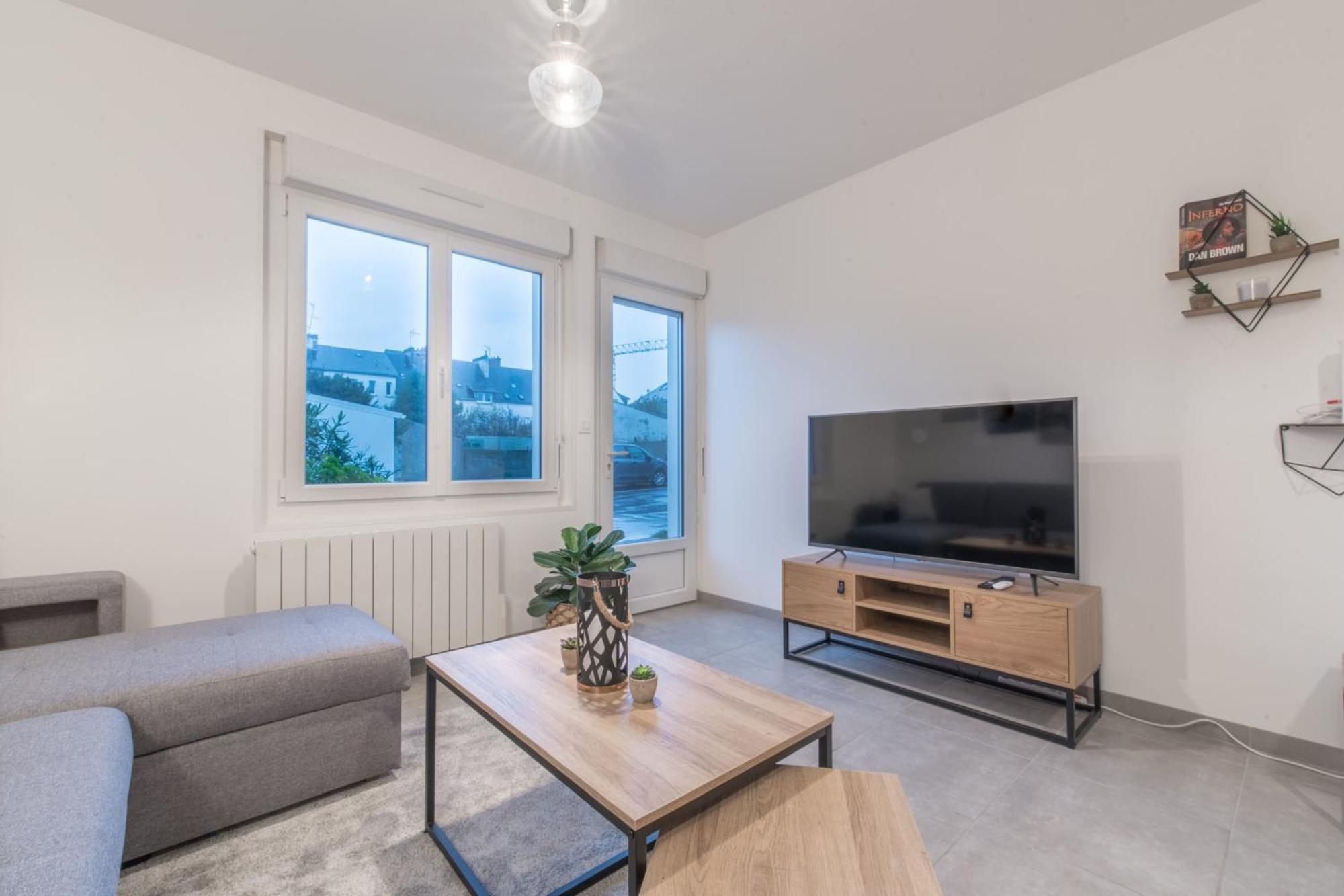 Appartement rénové, proche gare de Saint Nazaire Exterior foto