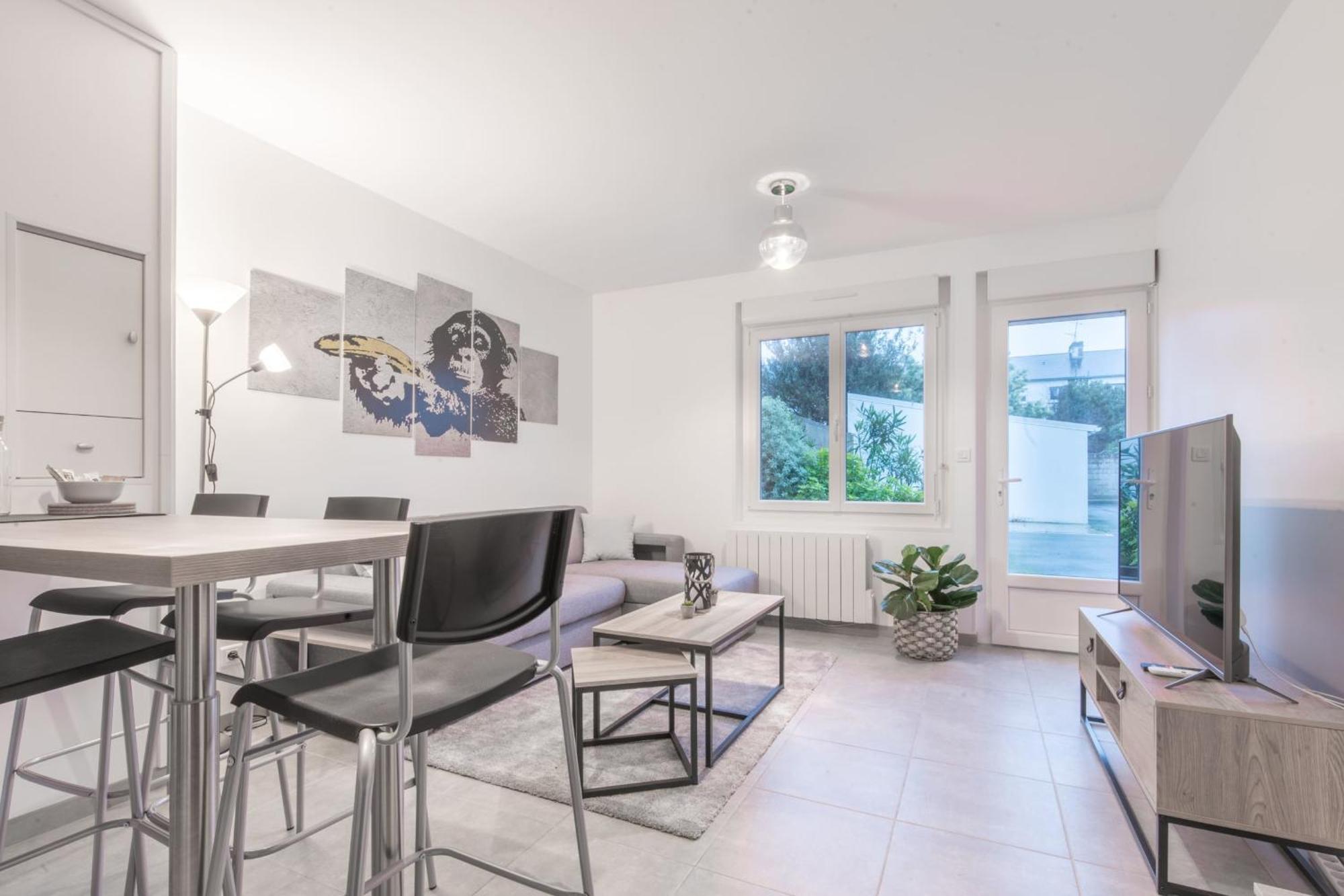 Appartement rénové, proche gare de Saint Nazaire Exterior foto